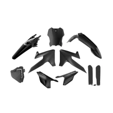 RACETECH (RTECH) 2025/12 КОМПЛЕКТ ПЛАСТІКОВ Z OSLONAMI ТЕЛЕСКОПІЧНИЙ TRIUMPH TF 250 X '24-'26, TF 450 RC '25-'26 КОЛІР ЧОРНИЙ