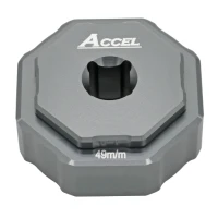 ACCEL КЛЮЧІ ДО СЕРВІСУ ПІДВІСКА ПЕРІД ДВОКАМЕРНАKAYABA (KYB) КОМПЛЕКТДЛЯ ДЕМОНТАЖУ ВСТАВКИ I ГОЛОВНОЇ ГАЙКИ 49MM (KAYABA,KYB) (FCT02)(HONDA,KAWASAKI,YAMAHA) (FCT-02)