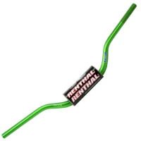 RENTHAL КЕРМО 1,1/8 ЦІЛИЙ (28,6MM) MX FATBAR РУЧКИ GREEN HONDA CR/CRF, KAWASAKI KX/KXF КОЛІР ЗЕЛЕНИЙ Z GABKA
