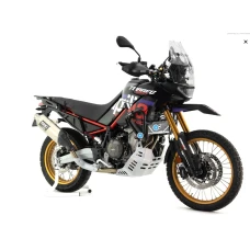 CROSSPRO GMOLE АЛЮМІНІЄВІ КРИШКИ ДВИГУНА I РАДІАТОРІВ APRILIA TUAREG 660 '23-'25 КОЛІР ЧОРНИЙ МАТОВА (ПІДХОДИТЬ DO ORYGINALNEJ ВІНІЛ)