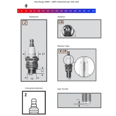 CHAMPION SPARKPLUG J19LM