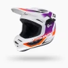 KENNY RACING ШОЛОМ CROSS\/ENDURO TITANIUM GRAPHIC ICON BIALY\/FIOLETOWY\/POMARANCZOWY РОЗМІР XL - зображення 2