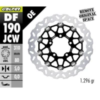 GALFER ДИСК ТОРМОЗНИЙ ПЕРІД KAWASAKI Z 800 '13-; ZX-6R (636) '13-; ZX 10R NINJA '08-; VERSYS 1000 '15-; GTR 1400 '07-; ZZR 1400 '06- (FLOATECH) (310X80X5MM)