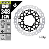 GALFER ДИСК ТОРМОЗНИЙ ПЕРІД SUZUKI GSX-R 600 '06-'07; GSX-R 750 '06-'07; GSX-R 1000 '05-'08; M 109R BOULEVARD; VZR 1800 INTRUDER '06- (FLOATECH) (310X100X5MM)