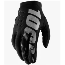 100 ПРОЦЕНТ РУКАВИЦІ CROSS/ENDURO BRISKER SOFTSHELL WOMAN DAMSKIE КОЛІР ЧОРНИЙ/СІРИЙ РОЗМІР M