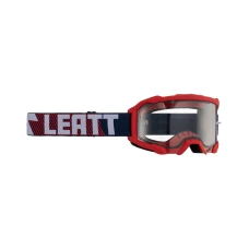 LEATT (НОВИНКА 2023) ОКУЛЯРИ VELOCITY 4.5 GOGGLE ROYAL ЧИСТИЙ 83% - КОЛІР ЧОРНИЙ/ЧЕРВОНИЙ ХВІРТКА PRZEZROCZYSTA