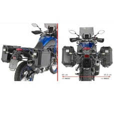 KAPPA 2025/05 СТЕЛАЖ KUFROW БОКОВИХ MONOKEY CAM SIDE YAMAHA TENERE 700 '19-'24 - ПІД KUFRY KVG K'VOYAGER АЛЮМІНІЙ - ПРАВАЯ KVGS33 WCIETY