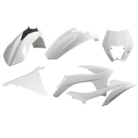 POLISPORT КОМПЛЕКТ ПЛАСТІКОВ KTM EXC/EXC-F '12-'13 W КОМПЛЕКТІ ЗАХИСТ ФАРИ (8666700002) КОЛІР БІЛИЙ