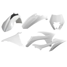 POLISPORT КОМПЛЕКТ ПЛАСТІКОВ KTM EXC/EXC-F '12-'13 W КОМПЛЕКТІ ЗАХИСТ ФАРИ (8666700002) КОЛІР БІЛИЙ