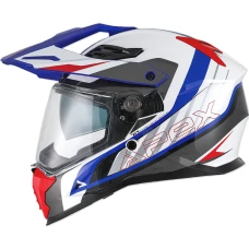 AMOQ ШОЛОМ AI100 MOJAVE WHITE/RED/BLUE L