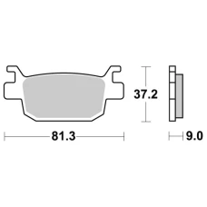 SBS BRAKEPADS MAXI SINTER