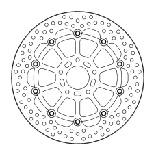 MOTO-MASTER HALO BRAKEDISC ПЕРІД KTM: 790/890 DUKE