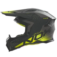 NOX ШОЛОМ ВИКЛЮЧЕНИЙ ROAD / CROSS DZIECIECY/JUNIOR/KID N761 GRADIENT КОЛІР ЧОРНИЙ MAT/ZOLTY FLUO РОЗМІР S