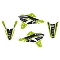 BLACKBIRD КОМПЛЕКТ НАЛІПОК (OKLEIN) KAWASAKI KX 85 '14-'21, DREAM 4 КОЛІР ZIELONY/CZARNY