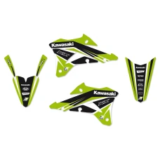 BLACKBIRD КОМПЛЕКТ НАЛІПОК (OKLEIN) KAWASAKI KX 85 '14-'21, DREAM 4 КОЛІР ZIELONY/CZARNY