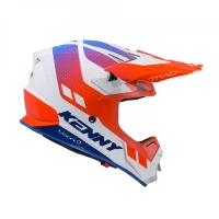 KENNY RACING ШОЛОМ CROSS/ENDURO МОДЕЛЬ TRACK GRAPHIC PATRIOT КОЛІР BIALY/NIEBIESKI/CZERWONY РОЗМІР L ( 59 - 60 CM )