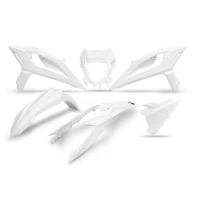UFO 2025/11 КОМПЛЕКТ ПЛАСТІКОВ BETA RR 250 / 300 / 350 / 400 / 450 '25-'26 КОЛІР БІЛИЙ