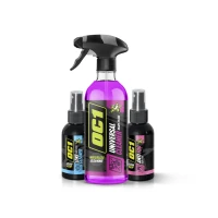OC1 КОМПЛЕКТ HELMET & VISIOR LENS CLEANER 100ML + ANTI FOG 100ML + UNIVERSAL CLEANER 0,45L