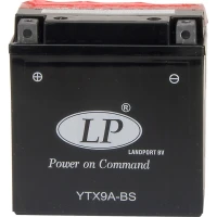 LANDPORT АКУМУЛЯТОР YTX9A-BS 12V 9AH 137X76X139 BEZOBSLUGOWY - ELEKTROLIT OSOBNO ( DO MZ ETZ 125/150/250/251 - PATRZ UWAGI ) (6) UE2019/1148