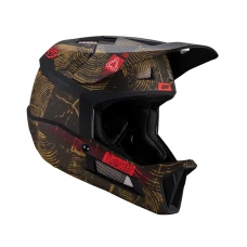 LEATT (НОВИНКА 2024) ШОЛОМ ВЕЛОСИПЕДИ MTB GRAVITY 2.0 V24 HELMET TIMBER КОЛІР CZARNY/BRAZOWY РОЗМІР L (59-60 CM)