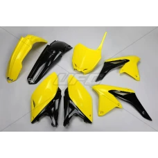 UFO КОМПЛЕКТ ПЛАСТІКОВ SUZUKI RMZ 250 '10-'18 КОЛІР OEM '14-'16 (ЖОВТИЙ/ЧОРНИЙ) (SU416E999)
