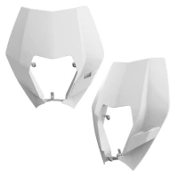 POLISPORT ЗАХИСТ ФАРИ ПЕРІД KTM EXC / EXC-F / XC-W / XCF-W `08-13 КОЛІР БІЛИЙ (УЗОР OEM)