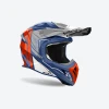 AIROH НОВИНКА ШОЛОМ CROSS \/ ENDURO \/ ATV \/ QUAD AVIATOR ACE 2 ENGINE CERULEAN GLOSS КОЛІР POMARANCZOWY\/BIALY\/NIEBIESKI РОЗМІР L - зображення 2