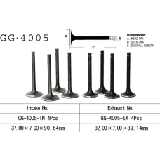 VESRAH КЛАПАН ВИПУСКНИЙ KAWASAKI Z 1000J 81-83, Z 1000LTD 81-82, KZ 1000 POLICE (OEM: 12005-1011) (1 ШТ.) (MADE IN JAPAN)