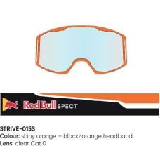 SPECT ЧЕРВОНА BULL STRIVE MX GOGGLES ОДИНАРНИЙ ЛІНЗА BLACK/ORANGE ЧИСТИЙ