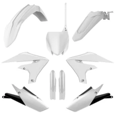 POLISPORT КОМПЛЕКТ ПЛАСТІКОВ (ПОВНИЙ KIT) YAMAHA YZ 250F '19-'23; YZ 450F '18-'22 W КОМПЛЕКТІ TABLICA ПЕРІД (8666000008) I КРИШКИ AMORTYZAROROW (8352000001) КОЛІР БІЛИЙ