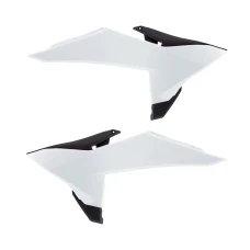 POLISPORT КРИШКИ РАДІАТОРА (КОМПЛЕКТ) KTM SX/SXF/XC/XC-F 125/150/250/350/450 '25-'26; EXC/EXC-F/XC-W 125/150/250/350/450 '26 КОЛІР БІЛИЙ