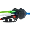 BIKETEC МОТОЦИКЛ POTROJNE РОЗ'ЄМ USB QC 3.0 X 2 I PD X 1 - 54 W POWER DELIVERY МОНТАЖ НА ПЛОСКІЙ ПОВЕРХНІ (ВІТРОВИК, КОФР) АБО NA КЕРМА - НЕОБХІДНО АДАПТЕР BTMUS28 - зображення 2