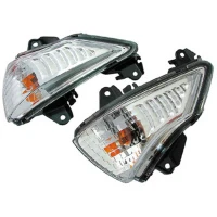 V PARTS (VICMA) ВКАЗІВНИК ПОВОРОТУ ЛІВИЙ КОЛІР ПОВОРОТНІК БІЛИЙ KAWASAKI ER-6F, ER-6N 650 2009-2013 (13718)