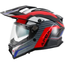 APEX ШОЛОМ AT300 EVEREST WHITE/RED/BLUE L