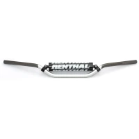 RENTHAL АКЦІЯ КЕРМО 7/8 ЦІЛИЙ (22MM) MX РУЧКИ SILVER/GREY VILLOPOTO / STEWART PADDED КОЛІР SREBRNY/SZARY Z GABKA