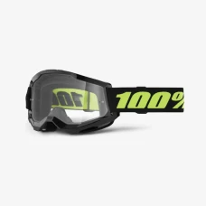 100 ПРОЦЕНТ ОКУЛЯРИ МОДЕЛЬ STRATA 2 SOLAR ECLIPSE - ЧИСТИЙ LENS - КОЛІР  ЧОРНИЙ/ЖОВТИЙFLUO ХВІРТКА PRZEZROCZYSTA