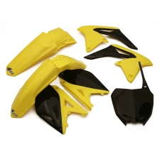 UFO КОМПЛЕКТ ПЛАСТІКОВ SUZUKI RMZ 250 '10-'18 КОЛІР OEM '11-'12 (ЖОВТИЙ/ЧОРНИЙ) (SU413E999)