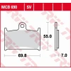 TRW LUCAS КОЛОДКИ ДИСКОВІ ТОРМОЗНІ KH145 KH236 ORGANIC SUZUKI GSF 1200 96-00, RF 900 94-97 ПЕРІД (АКЦІЯ) - зображення 4