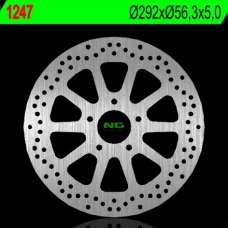 NG ДИСК ТОРМОЗНИЙ ЗАД HARLEY DAVIDSON 750/883/1200/1340/1450/1584/1690 (292X56,3X5) (5X10,5MM)