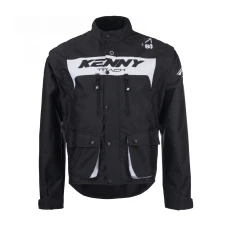 KENNY RACING 2025 КУРТКА ADVENTURE/ENDURO МОДЕЛЬ TRACK BLACK КОЛІР CZARNY/BIALY РОЗМІР L