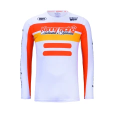 KENNY RACING СОРОЧКА CROSS/ENDURO FORCE BEACH DUST ПОМАРАНЧЕВИЙ КОЛІР КОЛІР POMARANCZOWY/BIALY РОЗМІР L