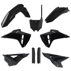 КОМПЛЕКТ ПЛАСТИКА POLISPORT (ПОВНИЙ KIT) HONDA CRF 250R '22-'24; CRF 450R '21-'24 (RESTYLING NA МОДЕЛЬ 2025) В КОМПЛЕКТІ ПЕРЕДНЯ ПАНЕЛЬ (8670700003) І КРИШКИ АМОРТИЗАТОРІВ (8351900002) КОЛІР ЧОРНИЙ