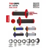 PROGRIP ПЕРЕМИКАЧІ PG708 ВИКЛЮЧЕНИЙ ROAD Z БЛОК SCS LOCK-ON + 6 ADAPTEROW ROLGAZU (22+25MM) КОЛІР ЧОРНИЙ ЧЕРВОНИЙ DWUSKLADNIKOWE (708-149) - зображення 4