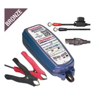 OPTIMATE 2024/08 ЗАРЯДНИЙ ПРИСТРІЙ АКУМУЛЯТОР OPTIMATE 2 DUO 12V 2A 6-96AH AGM / GEL / STD 6-96AH, LITHIUM (LIFEPO4) 12.8V / 13.2V 2A 2-24AH, SAE ( NA 2 AKUMULATORY ) (EL)