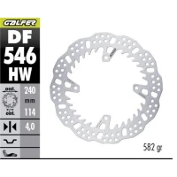 GALFER ДИСК ТОРМОЗНИЙ ЗАД DUCATI DESMO 450MX '24-'26 (240X114X4MM) SHARK ENDURO MX
