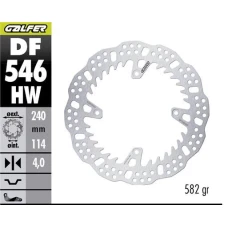 GALFER ДИСК ТОРМОЗНИЙ ЗАД DUCATI DESMO 450MX '24-'26 (240X114X4MM) SHARK ENDURO MX