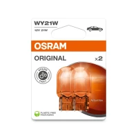 OSRAM ЛАМПОЧКА  WY21W 12V 21W WX3X16D (POMARANCZOWA CALOSZKLANA) BLISTER - 2 ШТУКИ