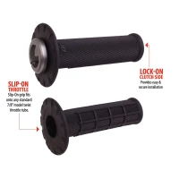 ODI ПЕРЕМИКАЧІ ВИКЛЮЧЕНИЙ ROAD HALF WAFFLE UNIVERSAL LOCK-ON GRIP SET КОЛІР ЧОРНИЙ