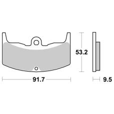 SBS BRAKEPADS КЕРАМІЧНІ