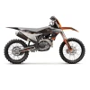 BLACKBIRD КОМПЛЕКТ НАЛІПОК (OKLEIN) KTM SX\/SXF 125\/250\/350\/450 '23 МАТОВА BLACK - зображення 1